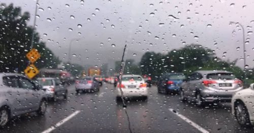 transito chuvoso